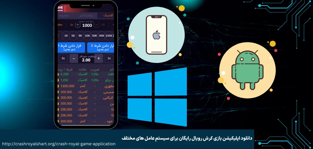 دانلود اپلیکیشن بازی کرش رویال رایگان برای سیستم عامل های مختلف