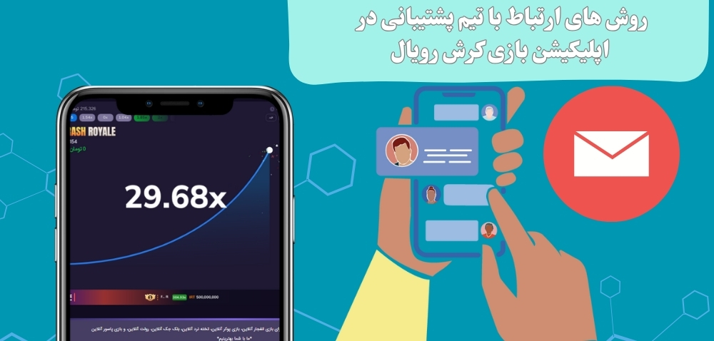 روش های ارتباط با تیم پشتیبانی در اپلیکیشن بازی کرش رویال